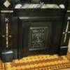antique slate mantle restoration