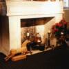 ventless gas unit in masonry and plaster surround
